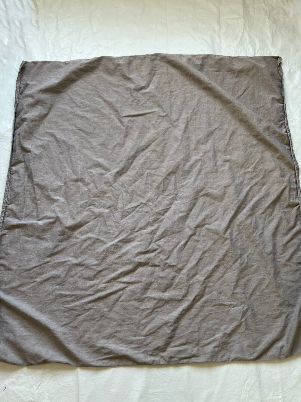 Ralph Lauren tablecloth square 52x52 khaki beige cotton American Flag logo